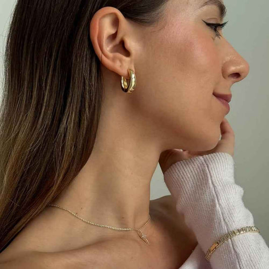 CHUNKY Örhängen 14K